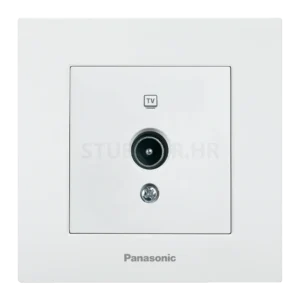 Utičnica antenska-TV Panasonic Karre plus, Bijela