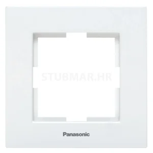 Okvir jednostruki Panasonic Karre plus, Bijela