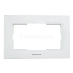Okvir za duplu utičnicu Panasonic Karre plus, Bijela