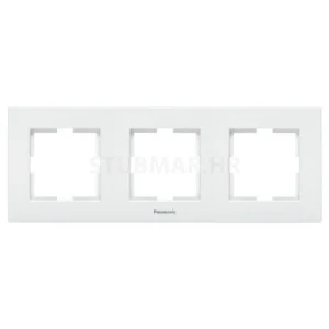 Okvir trostruki Panasonic Karre plus, Bijela