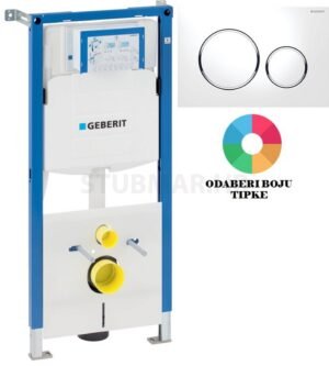 Geberit Duofix Sigma vodokotlić sa Sigma 20 tipkom