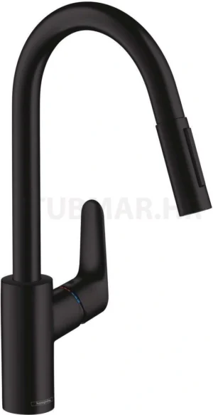 Focus slavina za sudoper, crna mat 31815670