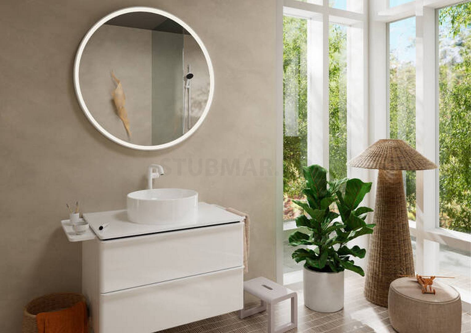 Tecturis S slavina za umivaonik 240, bijela mat 73370700