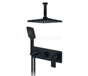 S2 Black podžbukna slavina za tuš kadu