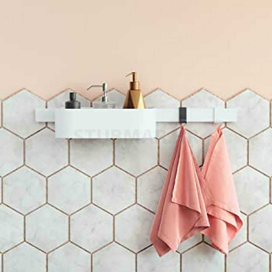 WallStoris zidna šipka 50 cm, bijela mat 27902700