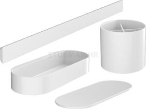 WallStoris kupaonski paket, bijela mat 27968700