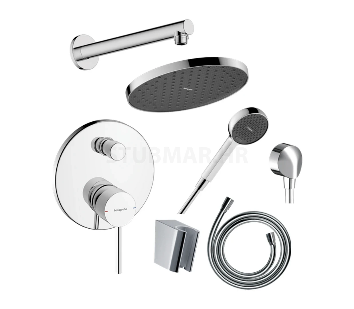 Hansgrohe Zesis podžbukni tuš set - krom