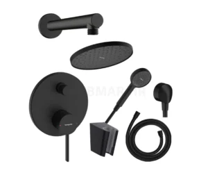 Hansgrohe Zesis podžbukni tuš set - crna mat