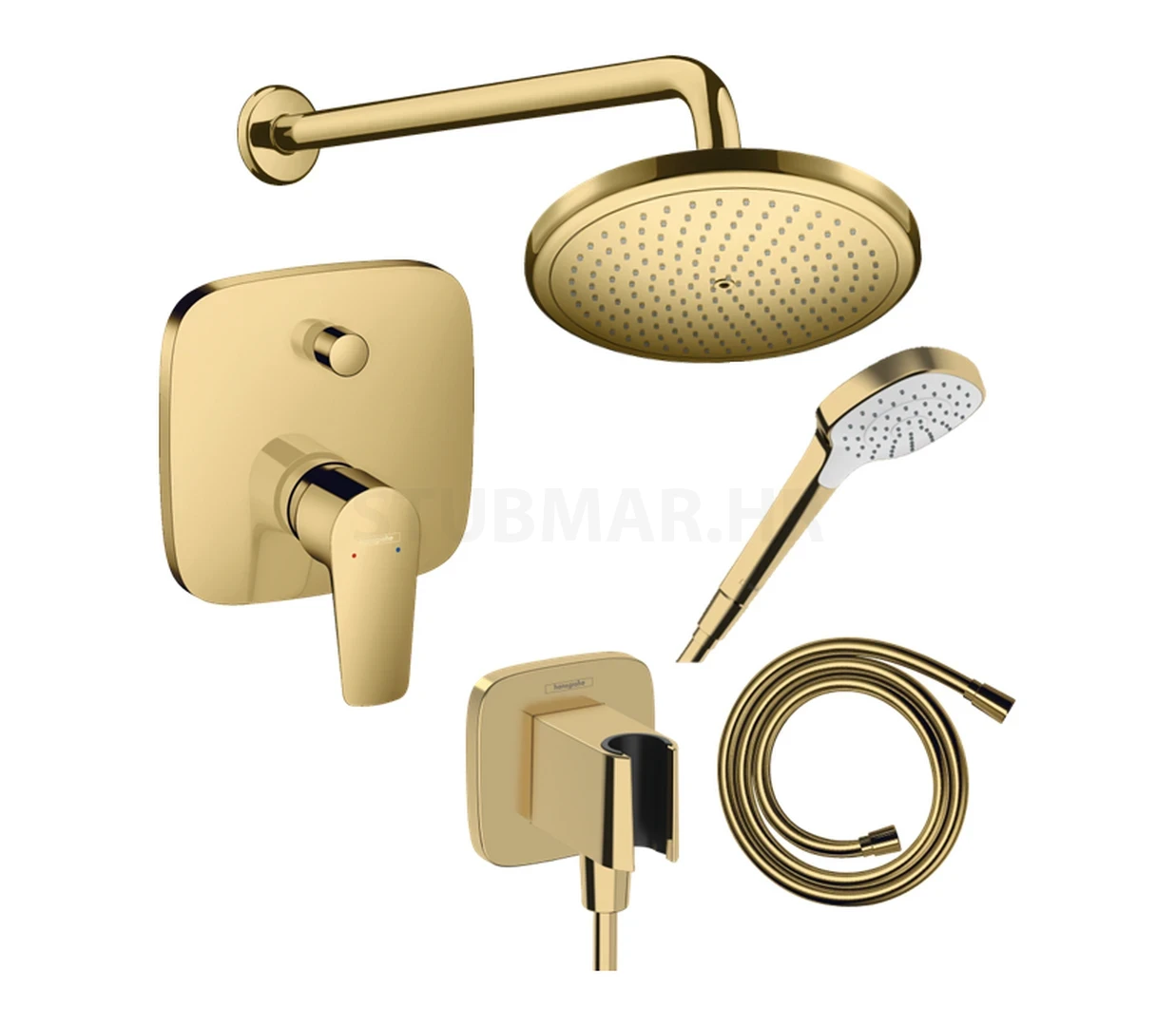 Hansgrohe Talis podžbukni tuš set - polirano zlato