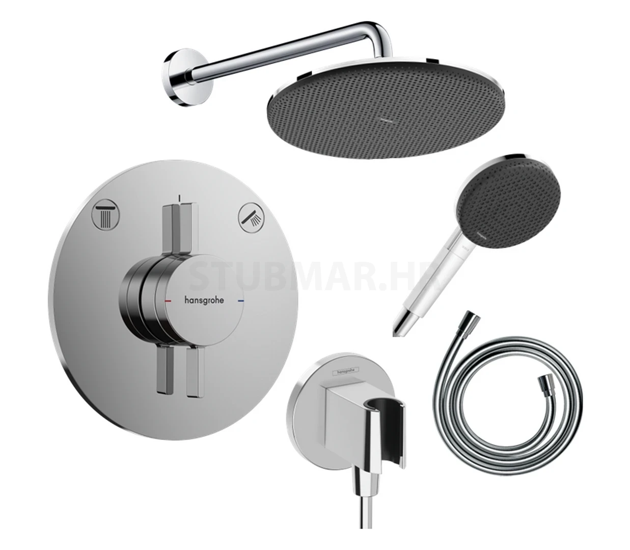 Hansgrohe DuoTurn S podžbukni tuš set - krom