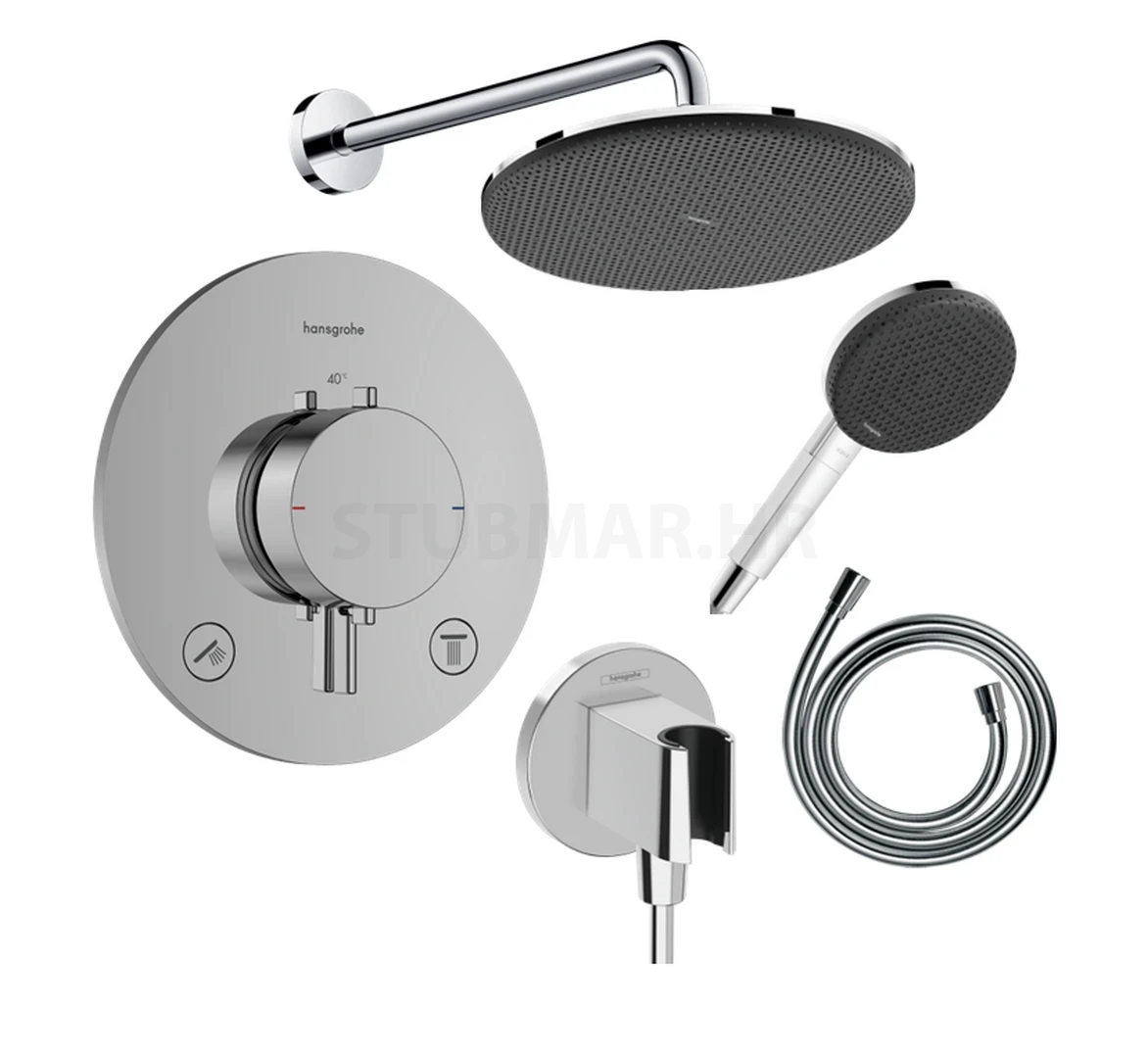 Hansgrohe Ecostat Comfort S podžbukni tuš set - krom